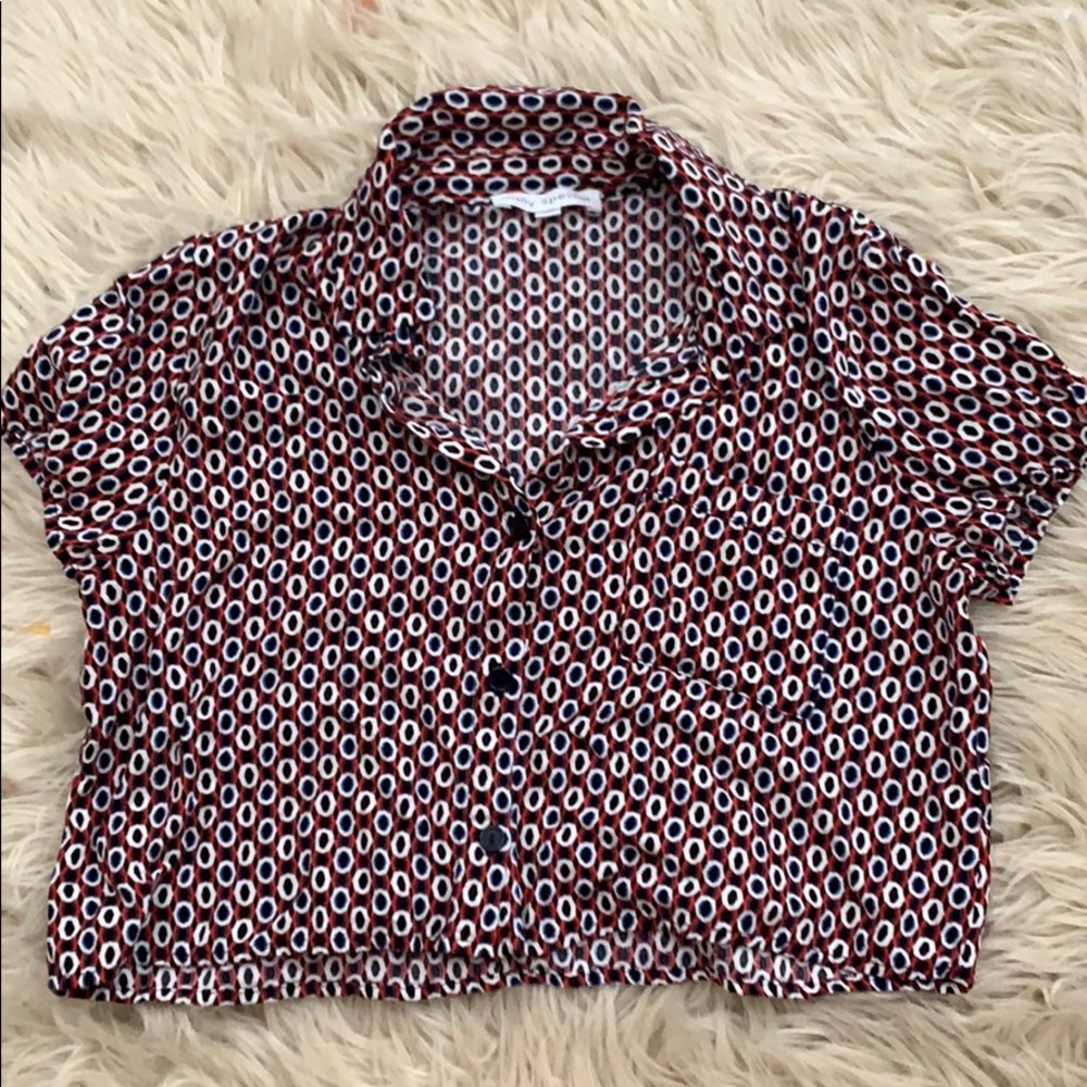 button up collared shirt